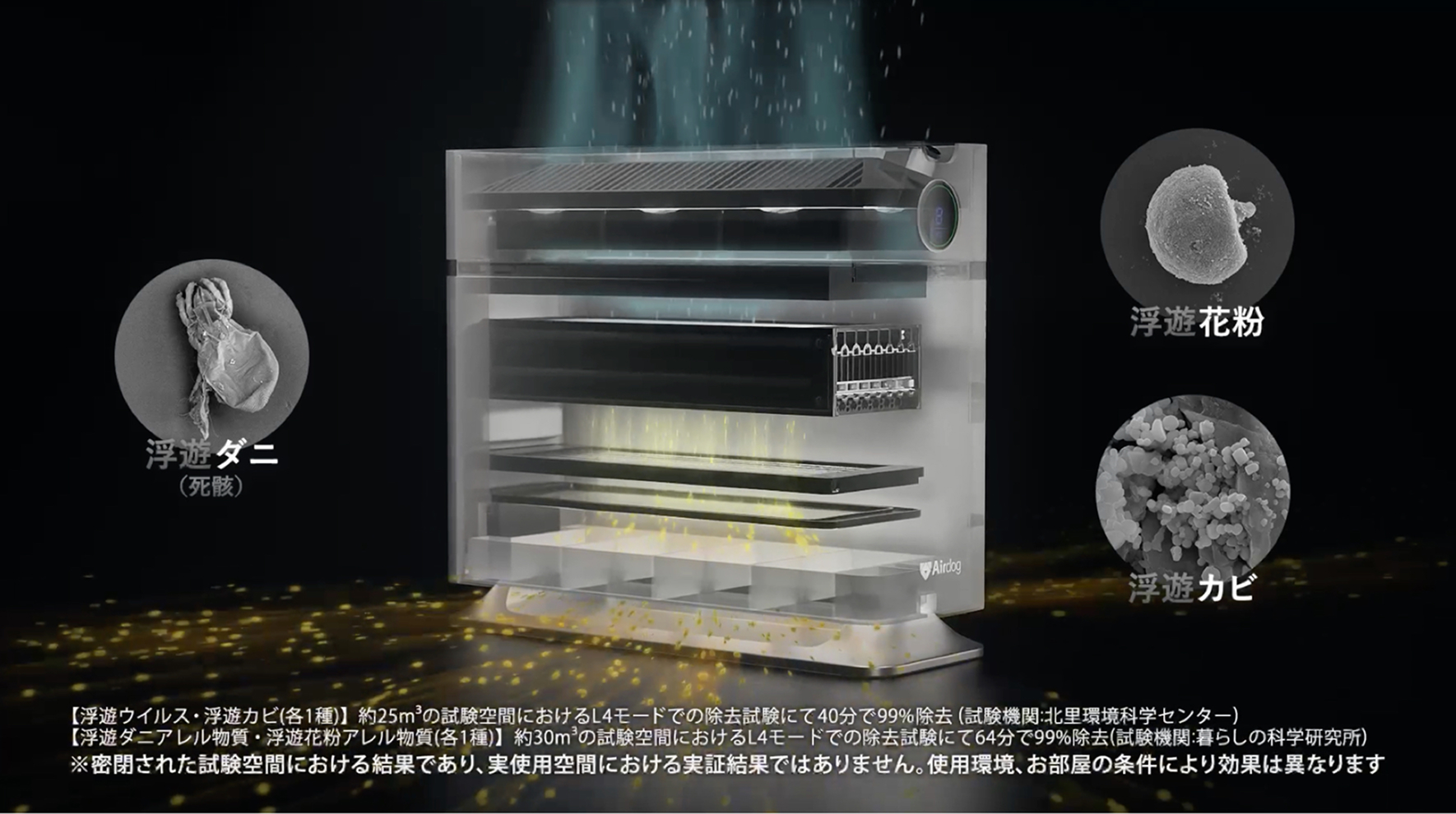 公式】Airdog | Airdog X1D｜マットブラック(H31×D35.5×W12.4㎝ マット